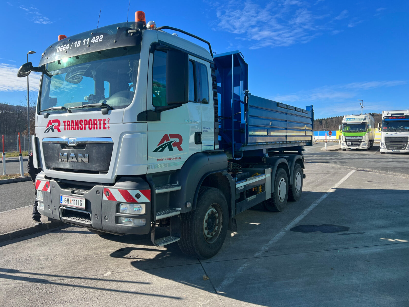 AR Transporte GmbH bei der Arbeit