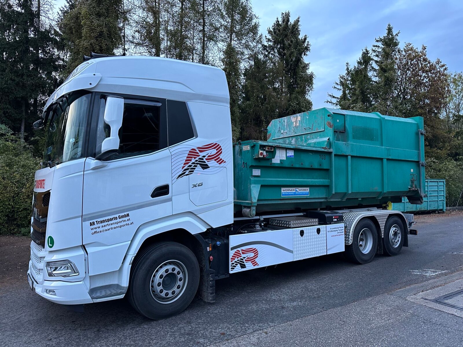 Flotte der Firma AR Transporte GmbH