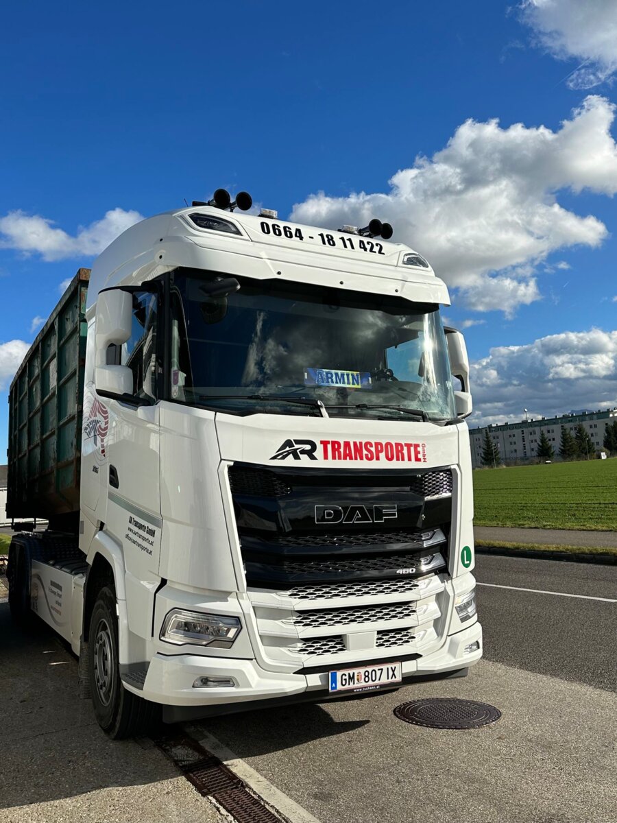 Frontansicht LKW AR Transporte GmbH